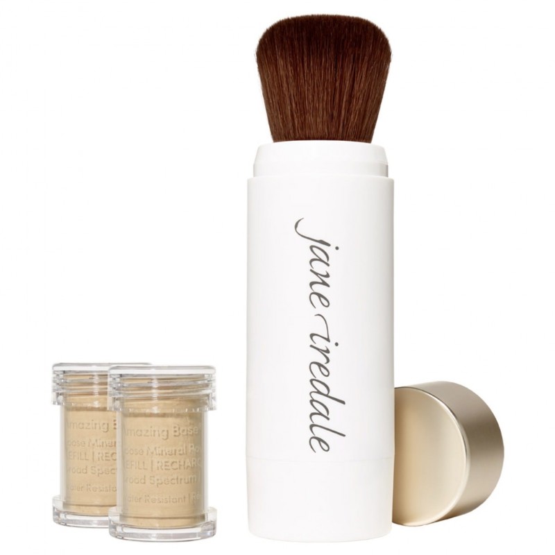 Рассыпчатая минеральная пудра с кистью Jane Iredale Amazing Base SPF 20 Radiant, 5 г