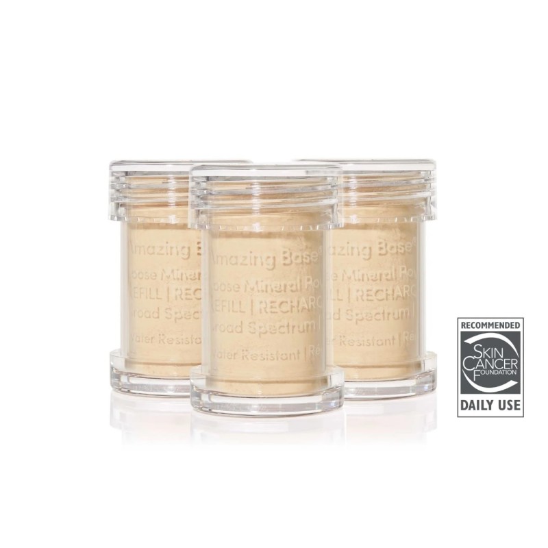 Рассыпчатая пудра Jane Iredale Amazing Base™ SPF 20 Loose Mineral Powder Warm Silk, 3х2,5 г